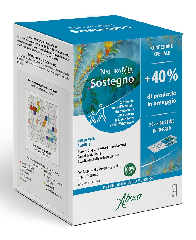NATURA MIX ADVANCED SOSTEGNO OROSOLUBILE 28 BUSTINE CONFEZIONE SPECIALE - Farmacia-flash.it