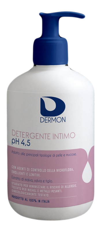 DERMON DETERGENTE INTIMO USO FREQUENTE PH 4,5 500 ML - Farmacia-flash.it