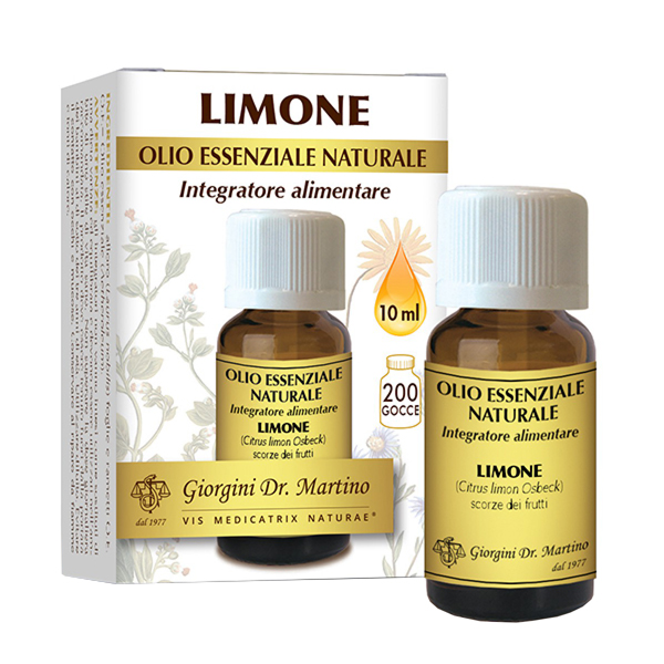 LIMONE OLIO ESSENZIALE NATURALE 10 ML - Farmacia-flash.it