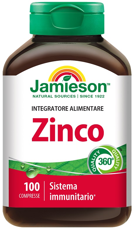 JAMIESON ZINCO 100 COMPRESSE - Farmacia-flash.it