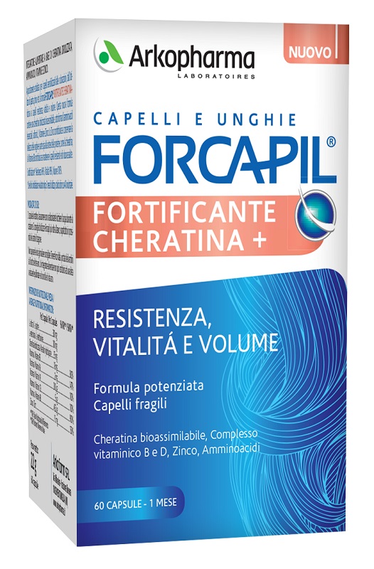 FORCAPIL FORTIFICANTE CHERATINA 60 CAPSULE - Farmacia-flash.it