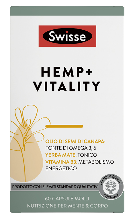 SWISSE HEMP+ VITALITY 60 CAPSULE - Farmacia-flash.it