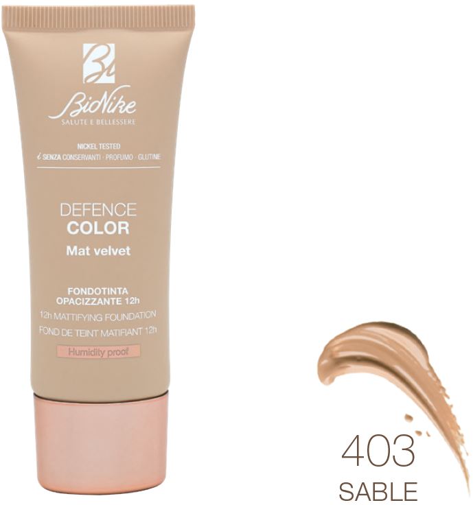 DEFENCE COLOR FONDOTINTA MAT VELVET 403 30 ML - Farmacia-flash.it