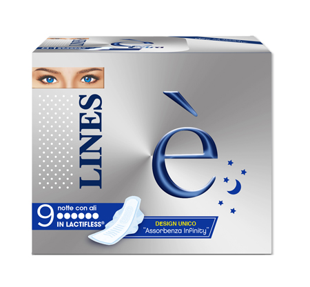 LINES E' NOTTE ASSORBENTI 9+2 PEZZI - Farmacia-flash.it