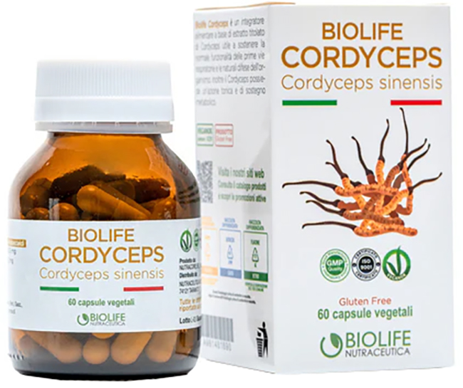 BIOLIFE CORDYCEPS 60 CAPSULE - Farmacia-flash.it