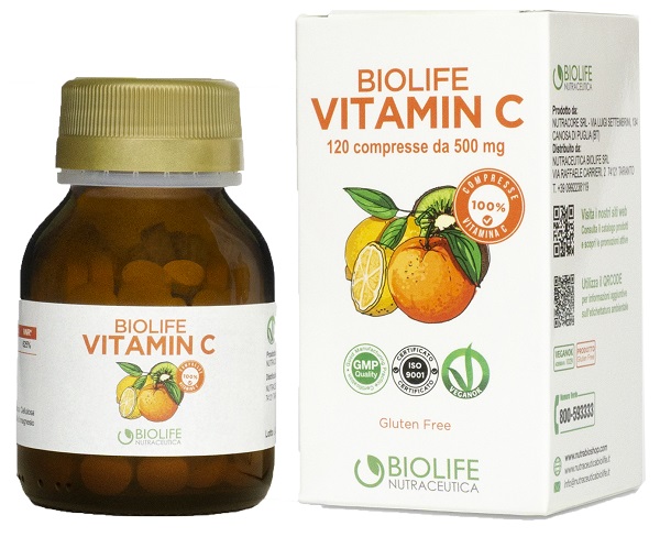 BIOLIFE VITAMIN C 120 COMPRESSE - Farmacia-flash.it