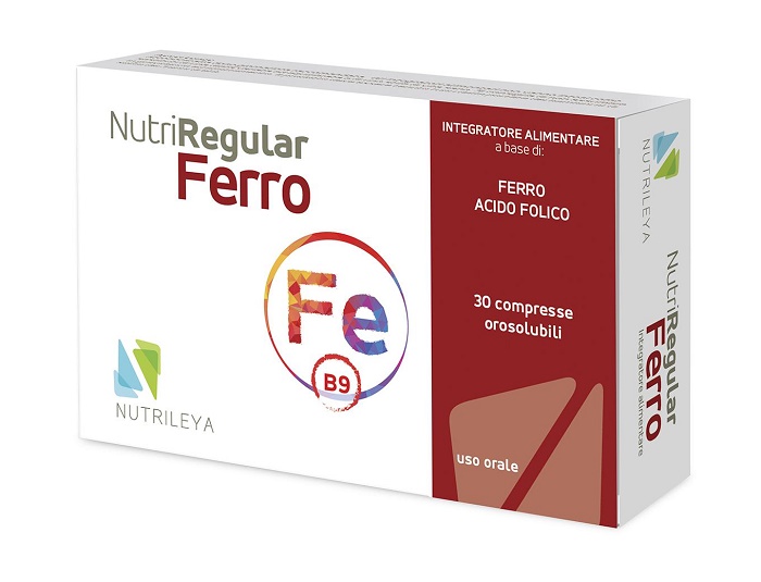 NUTRIREGULAR FERRO 30 COMPRESSE OROSOLUBILI - Farmacia-flash.it