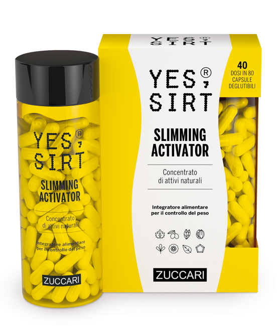YES SIRT SLIMMING ACTIVATOR 80 CAPSULE 300MG - Farmacia-flash.it
