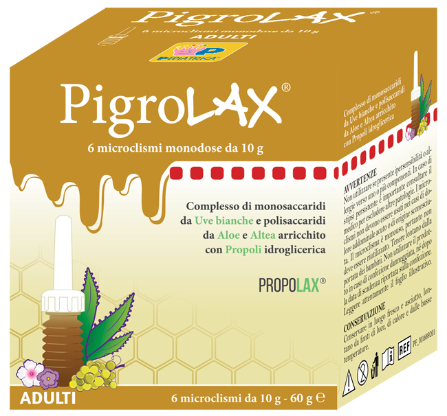 MICROCLISMA PIGROLAX ADULTI 6 X 10 G - Farmacia-flash.it