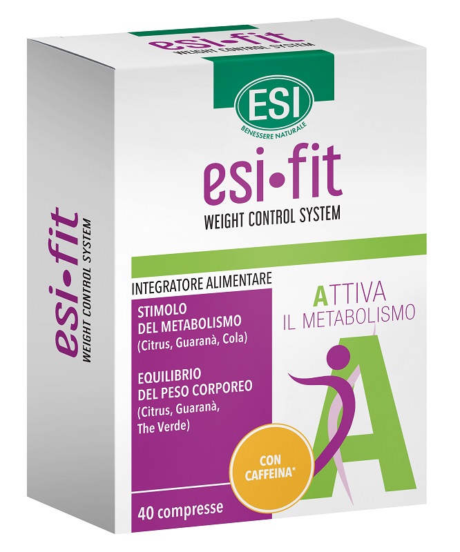 ESI FIT ATTIVA CON CAFFEINA 40 COMPRESSE - Farmacia-flash.it