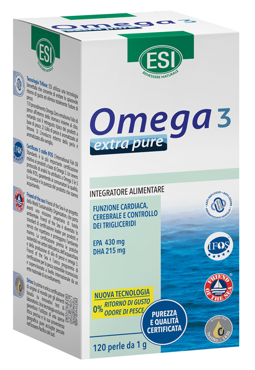 ESI OMEGA 3 EXTRA PURE 120 PERLE - Farmacia-flash.it