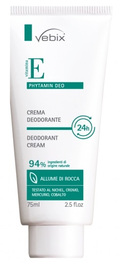 VEBIX PHYTAMIN E DEO PERFORMANCE CREMA DEO 24H-75ML ALLUME DI ROCCA - Farmacia-flash.it