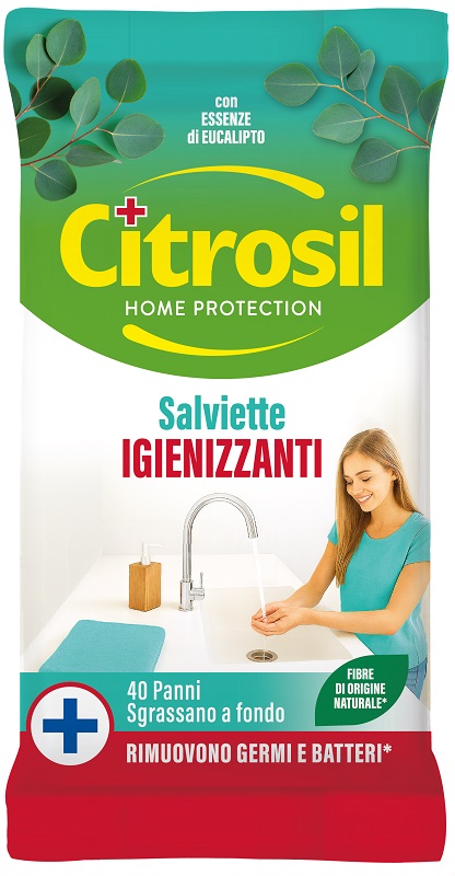 CITROSIL SALVIETTE IGIENIZZANTI EUCALIPTO 40 PEZZI - Farmacia-flash.it