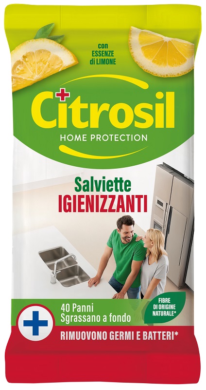 CITROSIL SALVIETTE IGIENIZZANTI LIMONE 40 PEZZI - Farmacia-flash.it