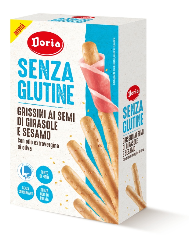 DORIA GRISSINI SEMI GIRASOLE-SESAMO 5X20 G - Farmacia-flash.it