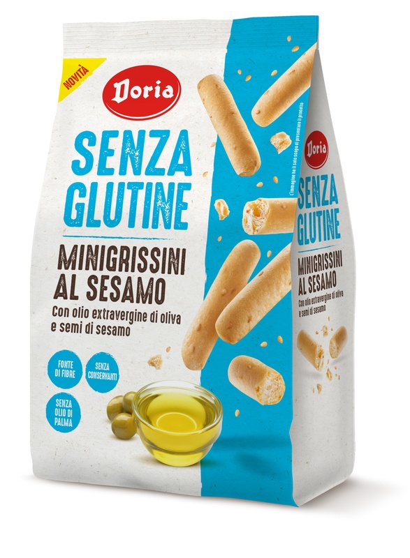 DORIA MINIGRISSINI SESAMO 150 G - Farmacia-flash.it