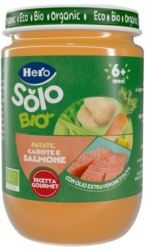 HERO BABY SOLO OMOGENEIZZATO SALMONE VERDURE 190 G - Farmacia-flash.it