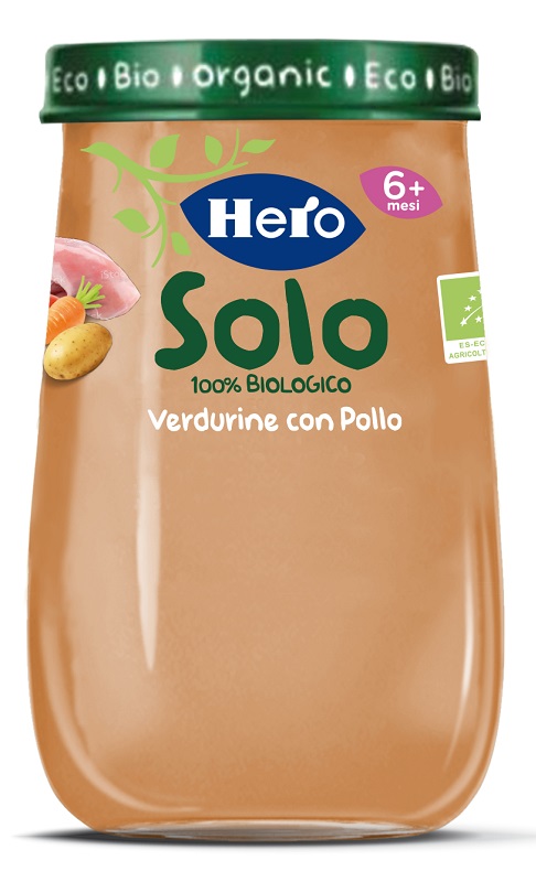 HERO BABY SOLO OMOGENEIZZATO POLLO VERDURE 190 G - Farmacia-flash.it