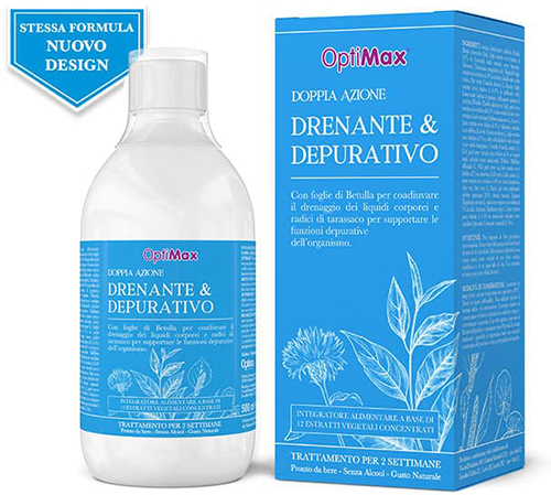 OPTIMAX DRENANTE DEPURATIVO 500 ML - Farmacia-flash.it