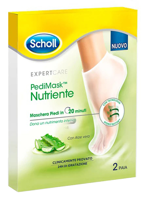 SCHOLL PEDIMASK ALOE VERA 2 PEZZI - Farmacia-flash.it