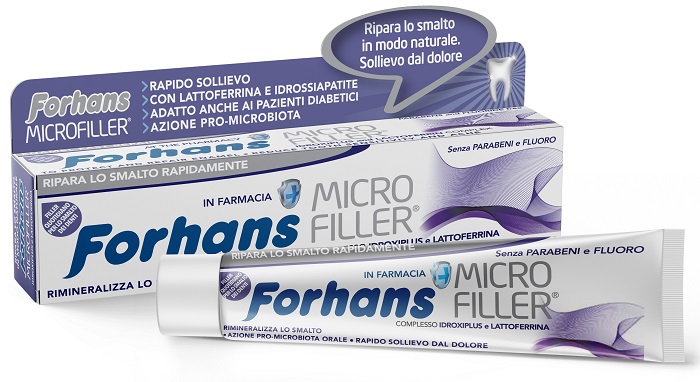 FORHANS DENTIFRICIO MICROFILLER PROTEZIONE SMALTO 75 ML - Farmacia-flash.it