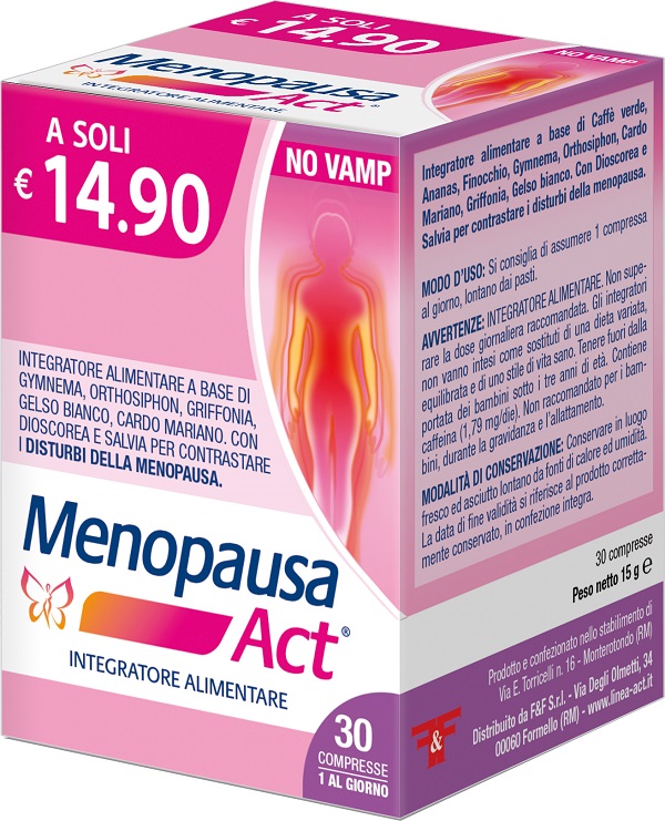 MENOPAUSA ACT 30 COMPRESSE - Farmacia-flash.it