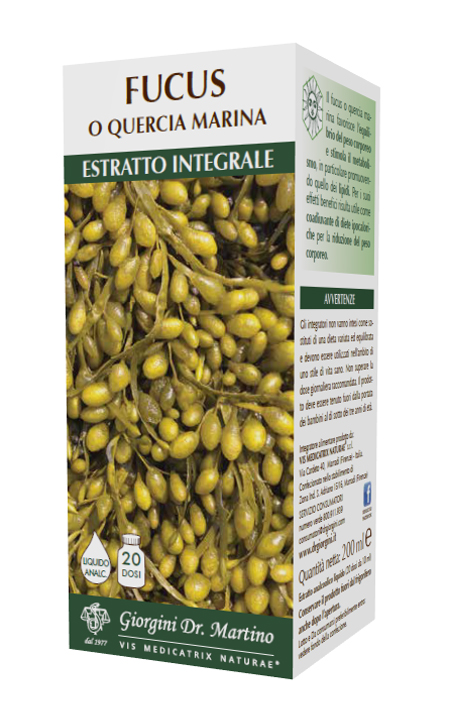 FUCUS O QUERCIA MARINA ESTRATTO INTEGRALE ANALCOLICO 200 ML - Farmacia-flash.it
