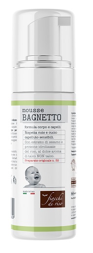 FIOCCHI DI RISO MOUSSE BAGNETTO TALCO 200 ML - Farmacia-flash.it