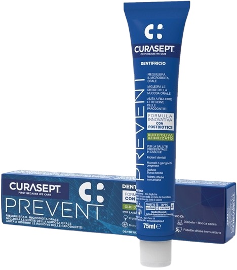 CURASEPT PREVENT DENTIFRICIO 75 ML - Farmacia-flash.it