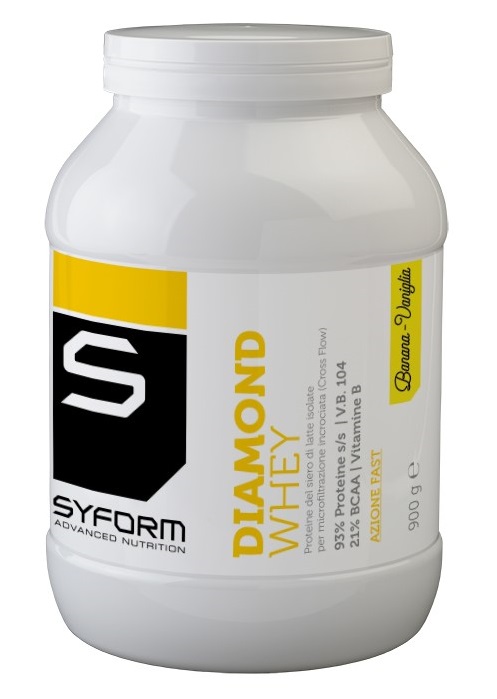 DIAMOND WHEY BANANA/VANIGLIA POLVERE 900 G - Farmacia-flash.it