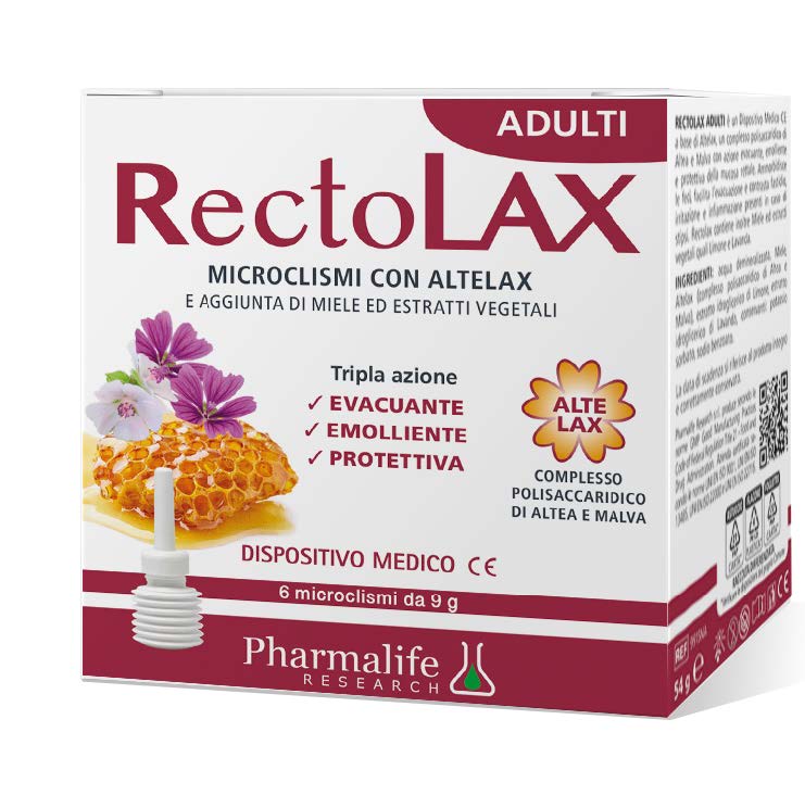 RECTOLAX ADULTI MICROCLISMI 6 PEZZI DA 9 G - Farmacia-flash.it