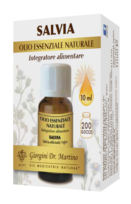SALVIA OLIO ESSENZIALE NATURALE 10 ML - Farmacia-flash.it