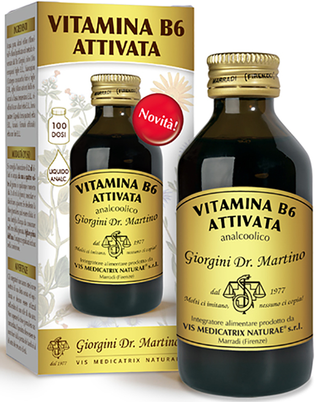 VITAMINA B6 ATTIVATA LIQUIDA 100 ML - Farmacia-flash.it