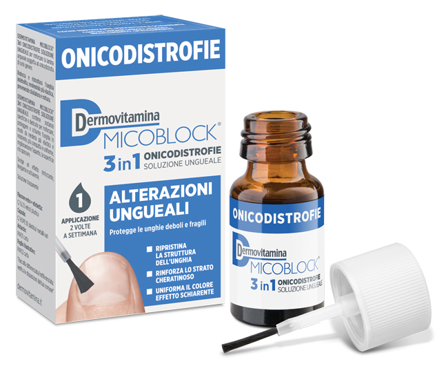 DERMOVITAMINA MICOBLOCK 3IN1 ONICODISTROFIE 7 ML - Farmacia-flash.it