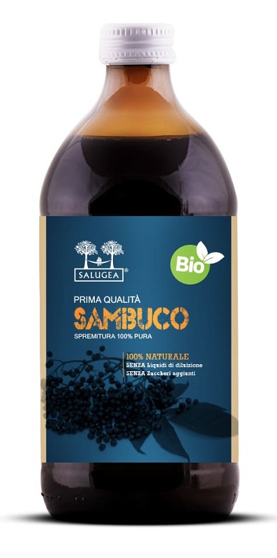 SALUGEA SUCCO SAMBUCO BIO 500 ML - Farmacia-flash.it