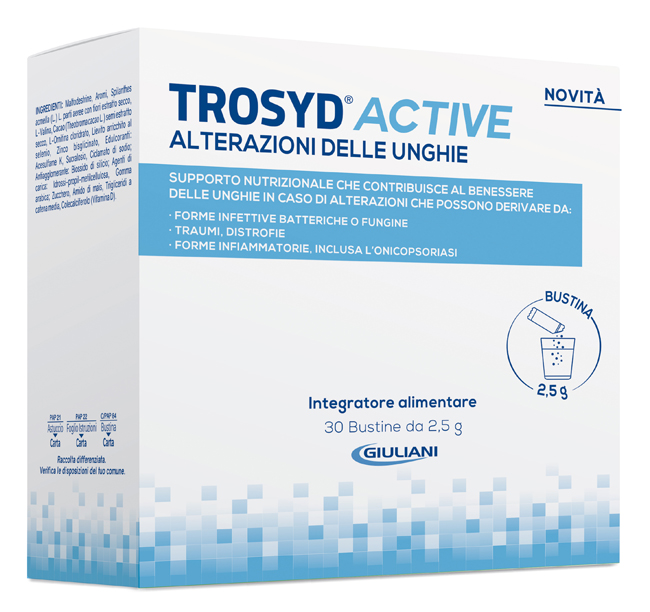 TROSYD ACTIVE ALTERAZIONI UNGHIE 30 BUSTINE - Farmacia-flash.it