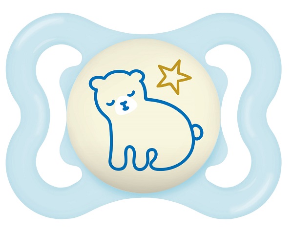 MAM SUCCHIETTO SUPREME NIGHT 2-6 SILICONE SINGLE BOX MASCHIO - Farmacia-flash.it