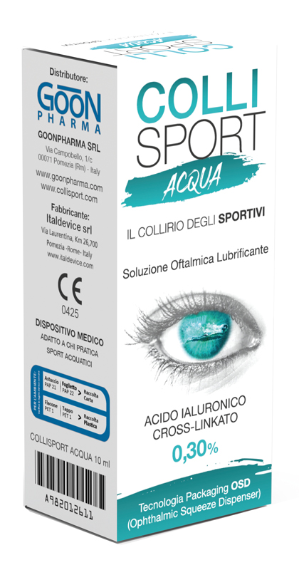 COLLISPORT ACQUA SOLUZIONE OFTALMICA LUBRIFICANTE 10 ML - Farmacia-flash.it