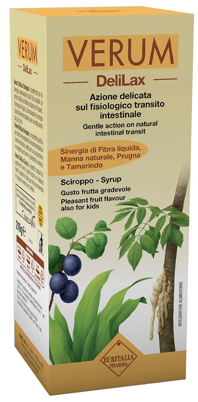 VERUM DELILAX SCIROPPO 216 G - Farmacia-flash.it