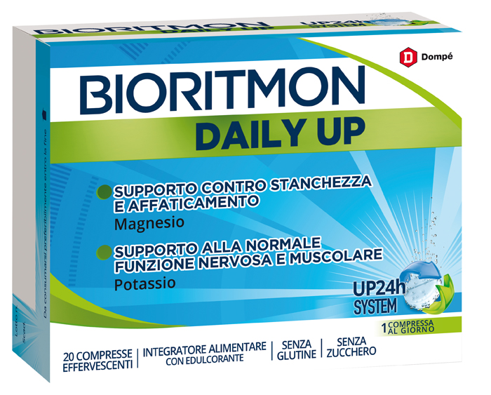 BIORITMON DAILY UP 20 COMPRESSE SENZA ZUCCHERO - Farmacia-flash.it