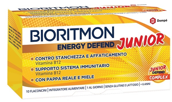 BIORITMON ENERGY DEFEND JUNIOR 10 FLACONCINI 10 ML - Farmacia-flash.it