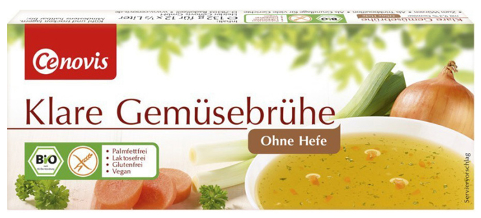 DADO CENOVIS VEGETALE BIO SENZA LIEVITO 9,3% DI VERDURE 12 CUBETTI - Farmacia-flash.it