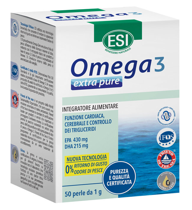 ESI OMEGA 3 EXTRA PURE 50 PERLE - Farmacia-flash.it