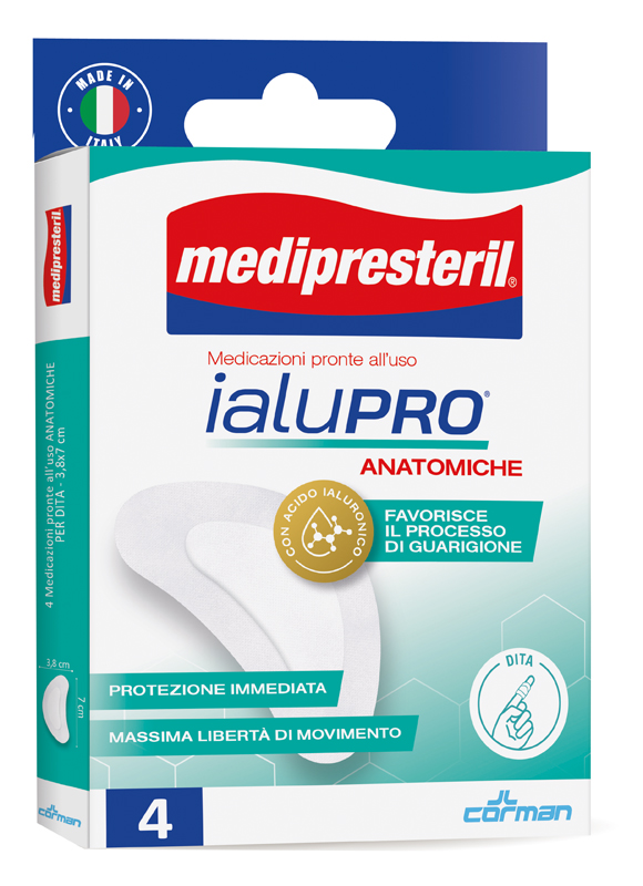 MEDIPRESTERIL IALUPRO DITA 3,8X7 CM 4 PEZZI - Farmacia-flash.it