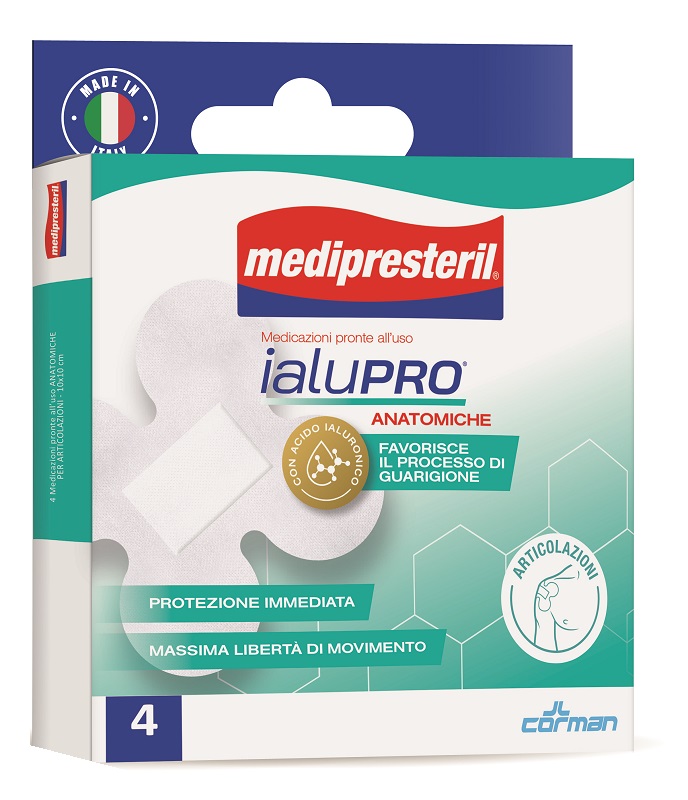 MEDIPRESTERIL IALUPRO ARTICOLAZIONI 10X10 CM 4 PEZZI - Farmacia-flash.it