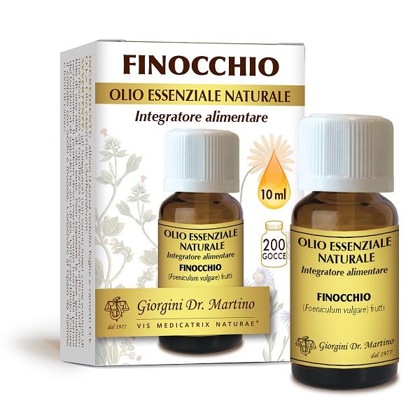FINOCCHIO OLIO ESSENZIALE NATURALE 10 ML - Farmacia-flash.it