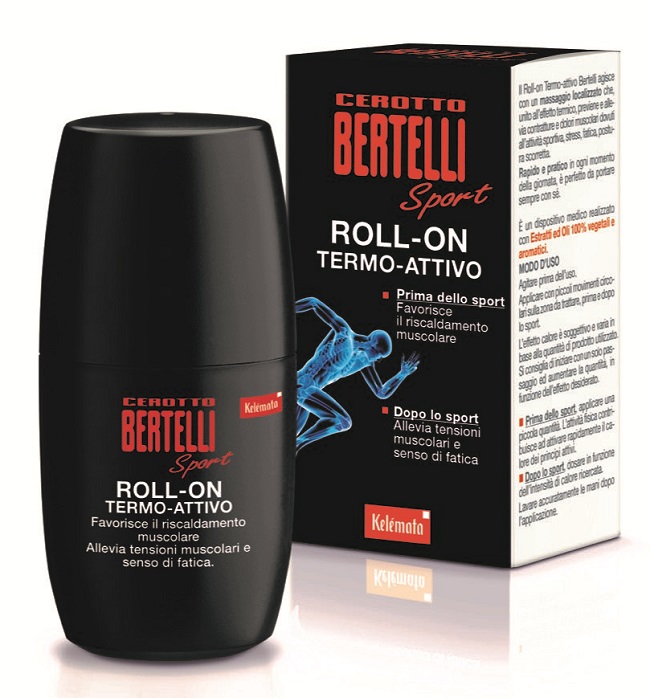 BERTELLI CEROTTO SPORT ROLL-ON TERMO-ATTIVO 50 ML - Farmacia-flash.it