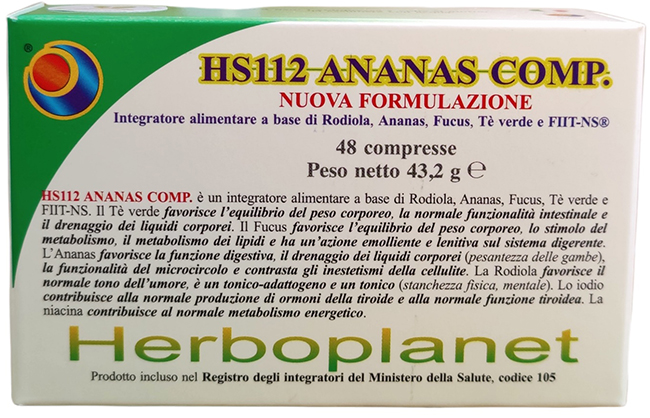 HS112 ANANAS COMP 48 COMPRESSE - Farmacia-flash.it