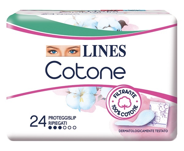 LINES COTONE BIO SALVASLIP RIPIEGATI 24 PEZZI - Farmacia-flash.it