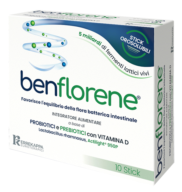 BENFLORENE 10 STICK OROSOLUBILI - Farmacia-flash.it